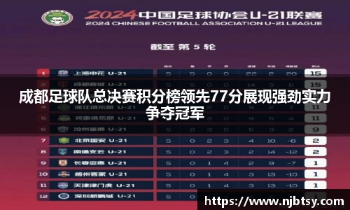成都足球队总决赛积分榜领先77分展现强劲实力争夺冠军