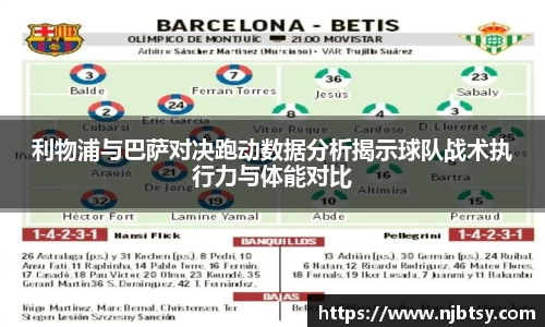 利物浦与巴萨对决跑动数据分析揭示球队战术执行力与体能对比